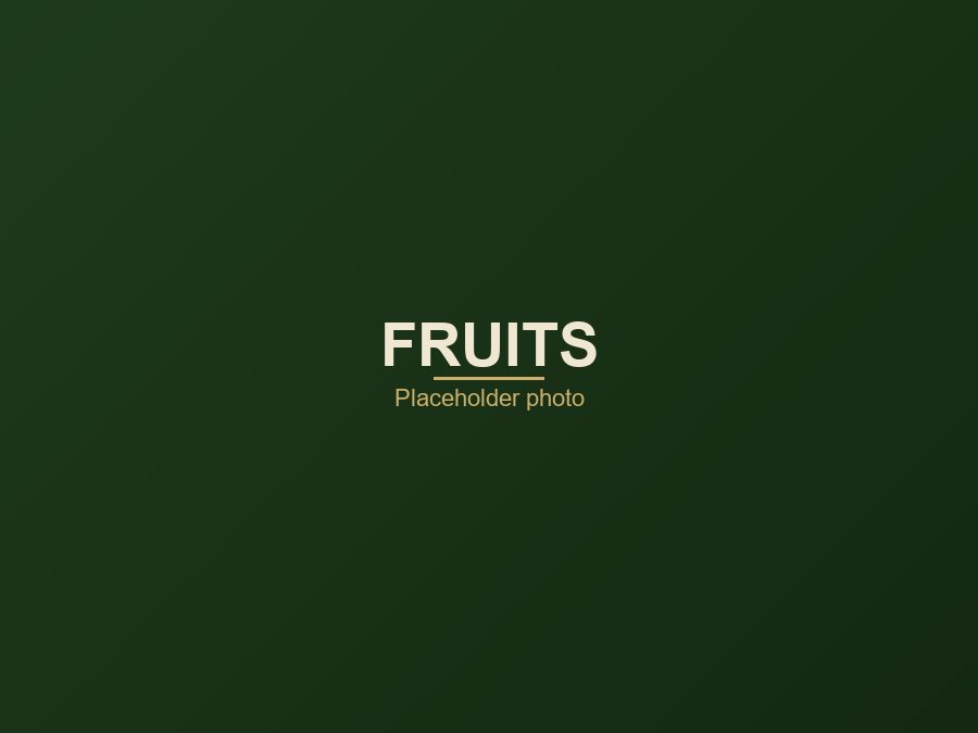 Seasonal Fruits